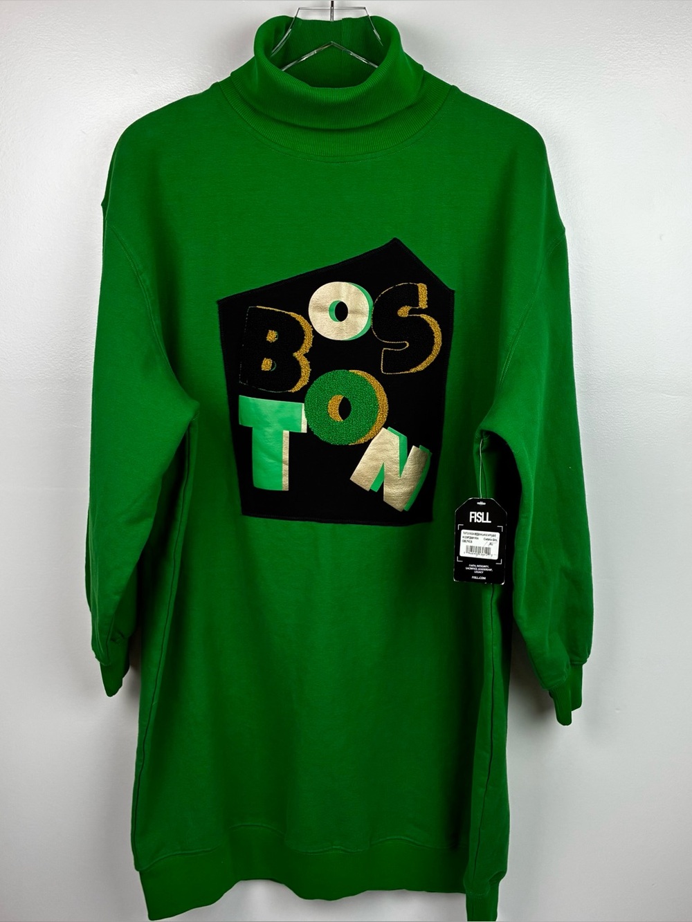 FISLL NWT Boston Celtics Sweatshirt Dress